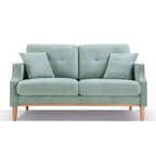Wasserdichtes 2-Sitzer-Sofa aus Polyester mit USB-Ladeanschluss
