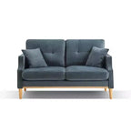 Wasserdichtes 2-Sitzer-Sofa aus Polyester mit USB-Ladeanschluss