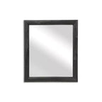 HomeRoots 20 Black Solid Wood Accent Mirror