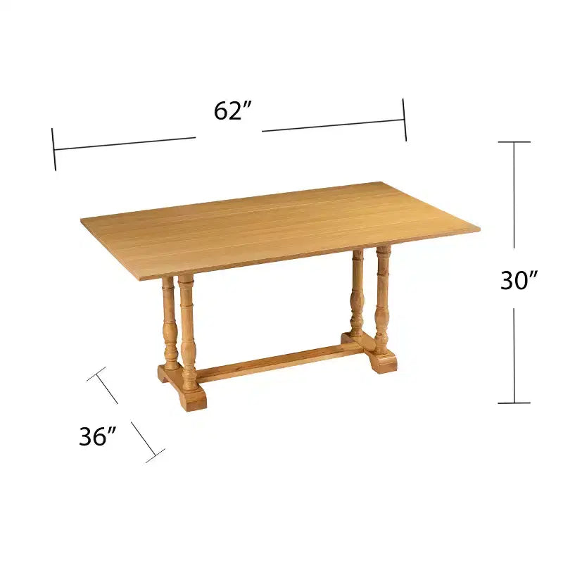 Edenderry Farmhouse Klappkonsolentisch zum Esstisch - Beige - SEI