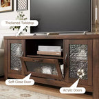 TV-Schrank im Landhausstil mit Acryltüren 55"