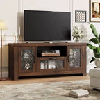 TV-Schrank im Landhausstil mit Acryltüren 55"