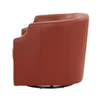 Faux-Leder Drehbarer Gleiter-Fauteuil 30,5 Zoll