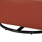 Faux-Leder Drehbarer Gleiter-Fauteuil 30,5 Zoll