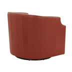 Faux-Leder Drehbarer Gleiter-Fauteuil 30,5 Zoll