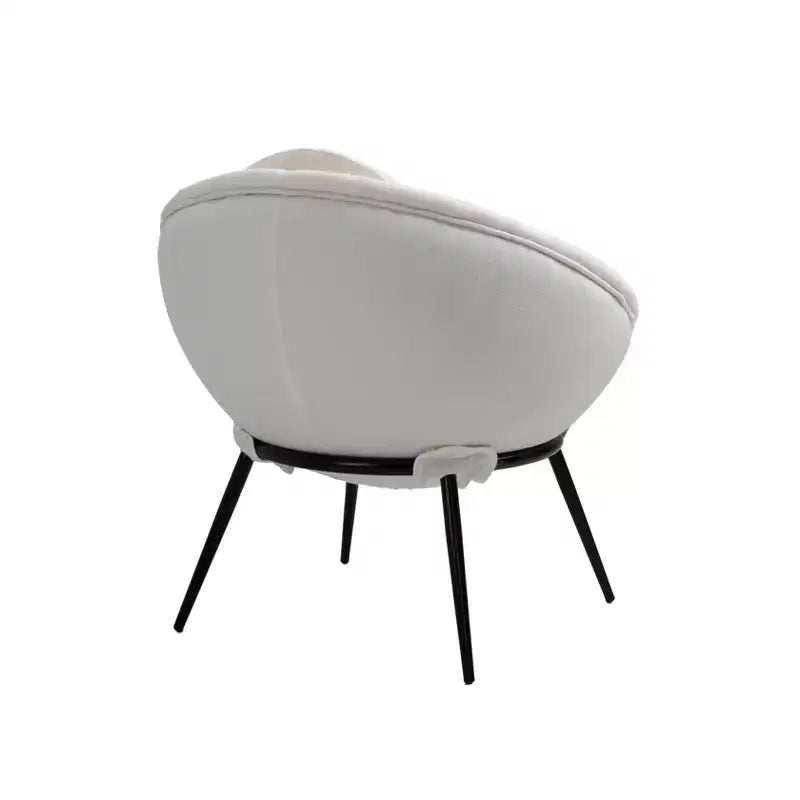 Holz- und Marmor-Bock-Beistelltisch Weiß/Nussbaum: Modernes, Kunstinspiriertes, Minimalistisches Design, Einfache Werkzeuglose Montage