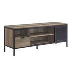 Acme Furniture Nantan TV Stand for TVs up to 50" Rustic Oak/Black Finish