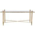Tait Coffee Table - Gold/Glass - Safavieh