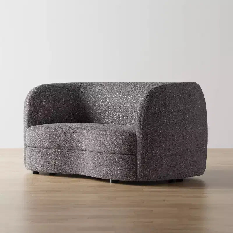 63,75" Pinehush Boho geschwungenes Stoff-Loveseat mit Taschenfederkernkissen