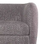 Geschwungenes Boho-Zweisitzer-Sofa aus Stoff mit Taschenfederkernkissen 162 cm
