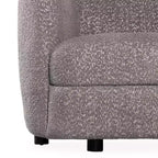 Geschwungenes Boho-Zweisitzer-Sofa aus Stoff mit Taschenfederkernkissen 162 cm