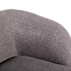 Geschwungenes Boho-Zweisitzer-Sofa aus Stoff mit Taschenfederkernkissen 162 cm