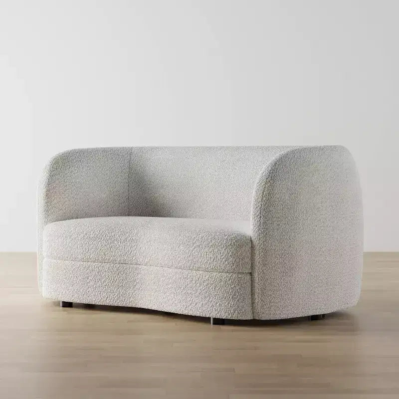 63,75" Pinehush Boho geschwungenes Stoff-Loveseat mit Taschenfederkernkissen