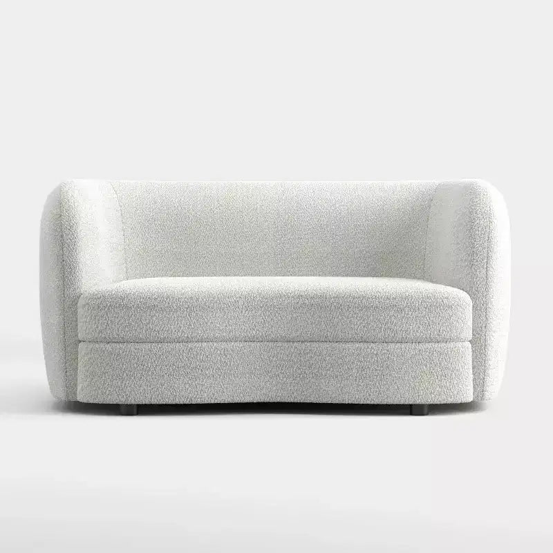 63,75" Pinehush Boho geschwungenes Stoff-Loveseat mit Taschenfederkernkissen