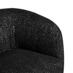 Geschwungenes Boho-Zweisitzer-Sofa aus Stoff mit Taschenfederkernkissen 162 cm