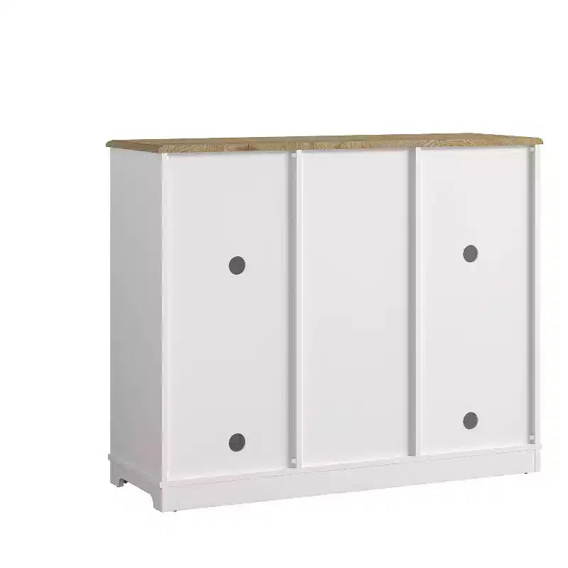 47" Weinschrank mit Glastüren und Siebdruckmuster -