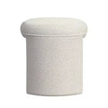 Stoffbezogener Hocker