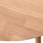 Runder Esstisch aus Kautschukholz 99,99 cm