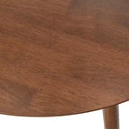 Runder Esstisch aus Kautschukholz 99,99 cm