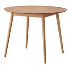 Runder Esstisch aus Kautschukholz 99,99 cm